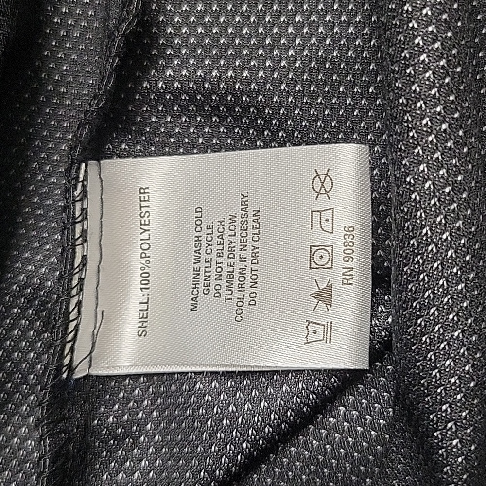 Port Authority size XS black windbreaker jacket - Picture 7 of 9
